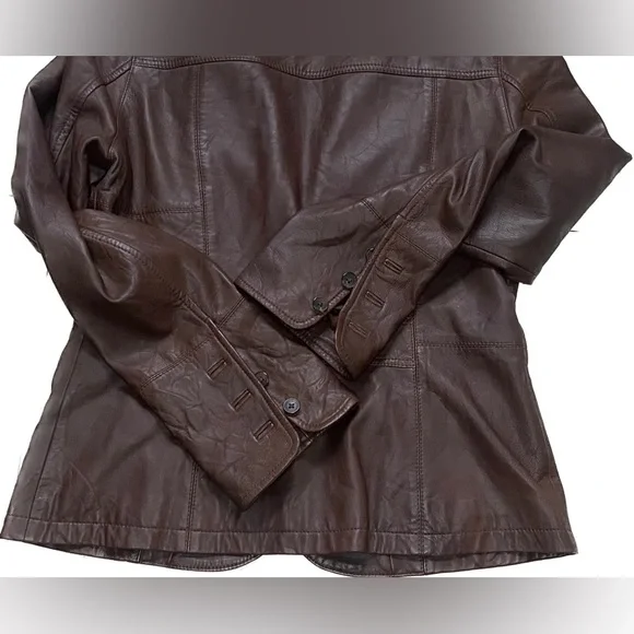 KENNETH COLE REACTION LEATHER JACKET - Picture 5 of 5